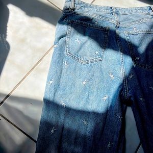 Playboy jeans raining bunnies!